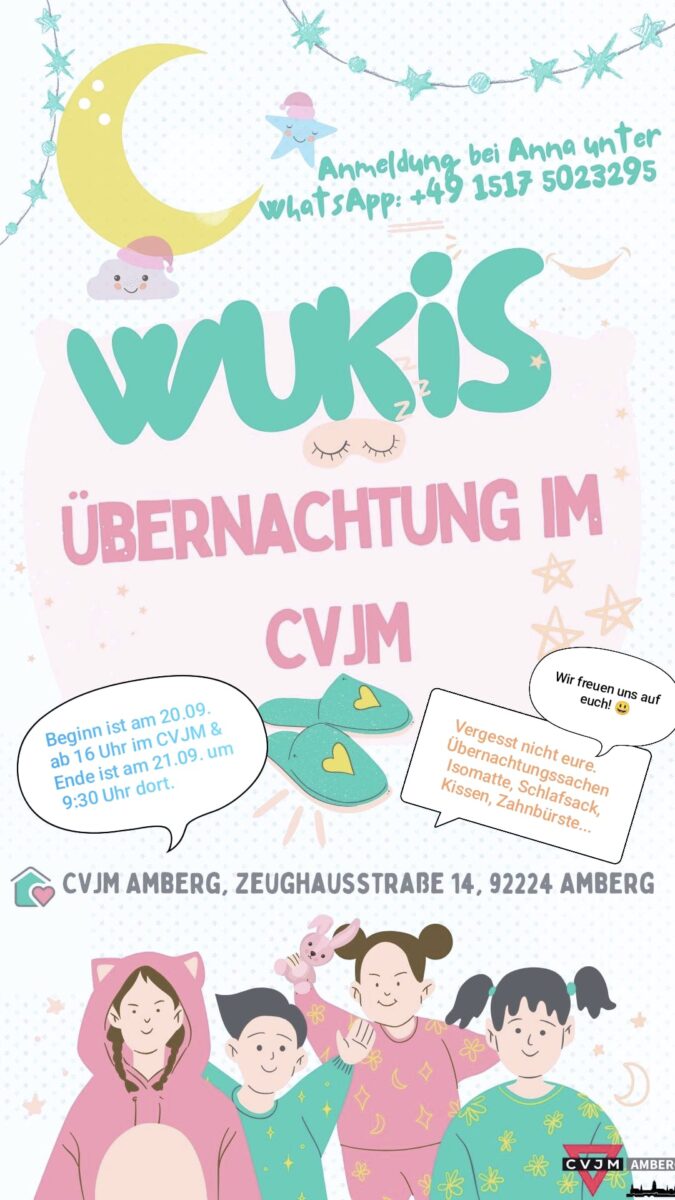 Kinderübernachtung mit Kinoabend im CVJM-Haus in Amberg