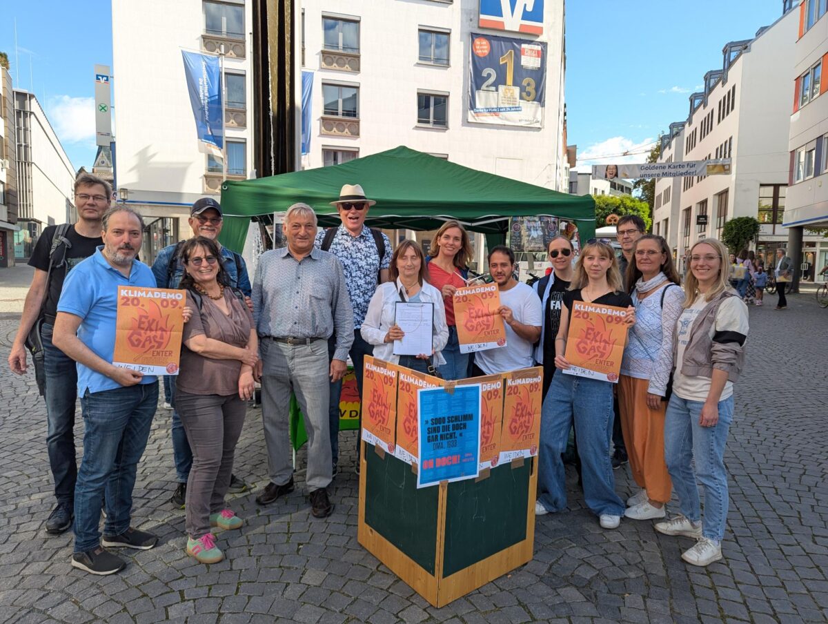 Weidens Grüne und weitere Klimaschützer setzen auf „Fakten statt Meinungen“