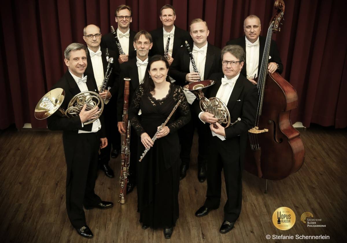 Konzert in Tirschenreuth: Sächsische Bläserphilharmonie – Herbstserenade begeistert