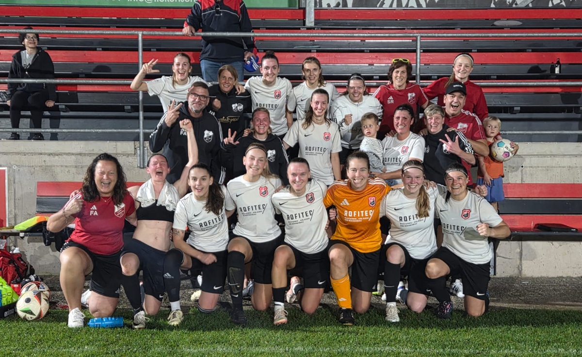 Die Frauen des SC Luhe-Wildenau feiern zweiten Sieg in der Bezirksoberliga