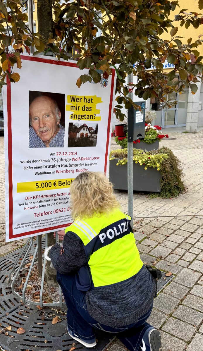 Ermittlungen im Mordfall Loew: Weitere Vernehmungen, Gegenstände bei „Spusi“