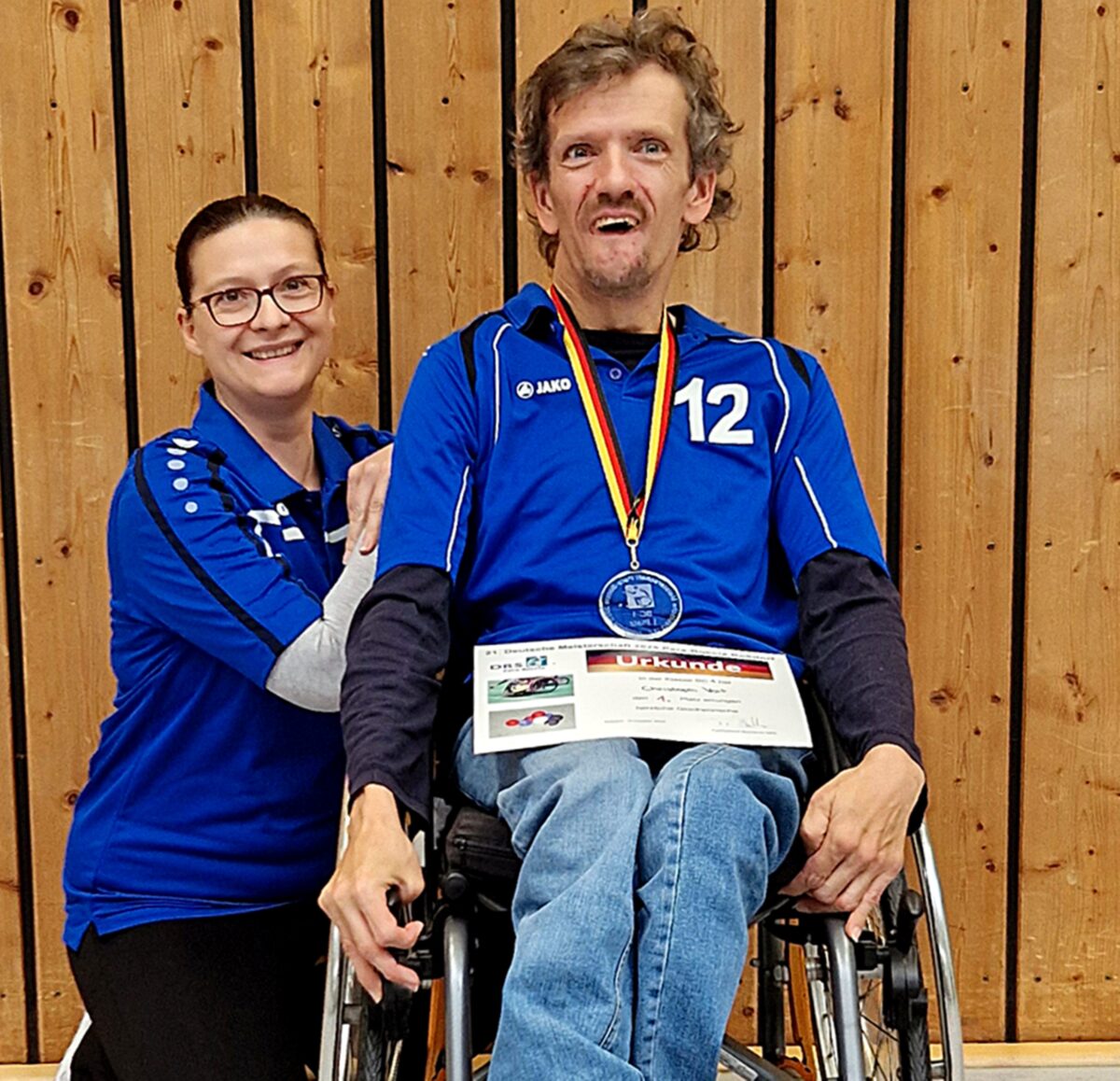 Christoph Voit aus Weiden ist deutscher Para-Boccia-Meister
