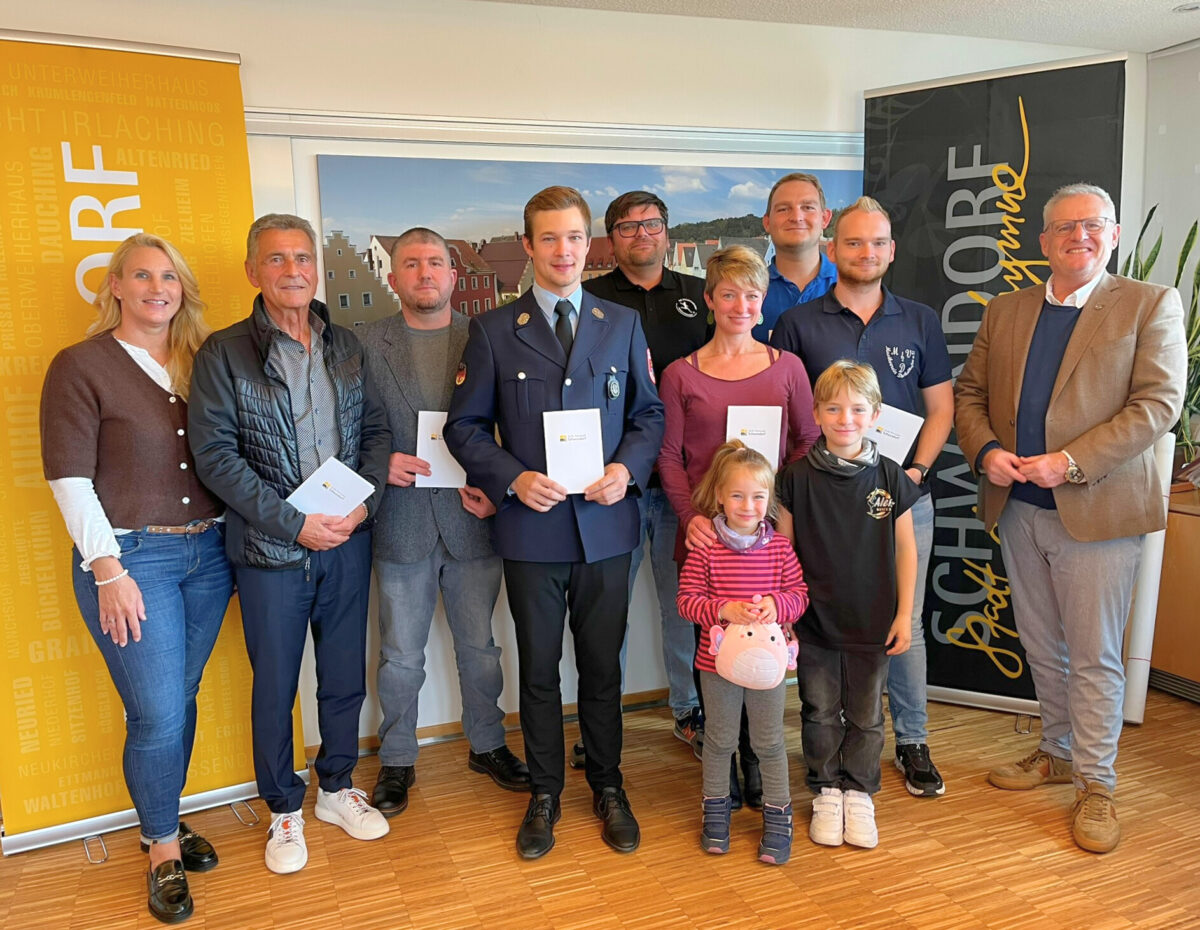 Ehrenamt gewürdigt in Schwandorf – 19 neue Ehrenamtskarten