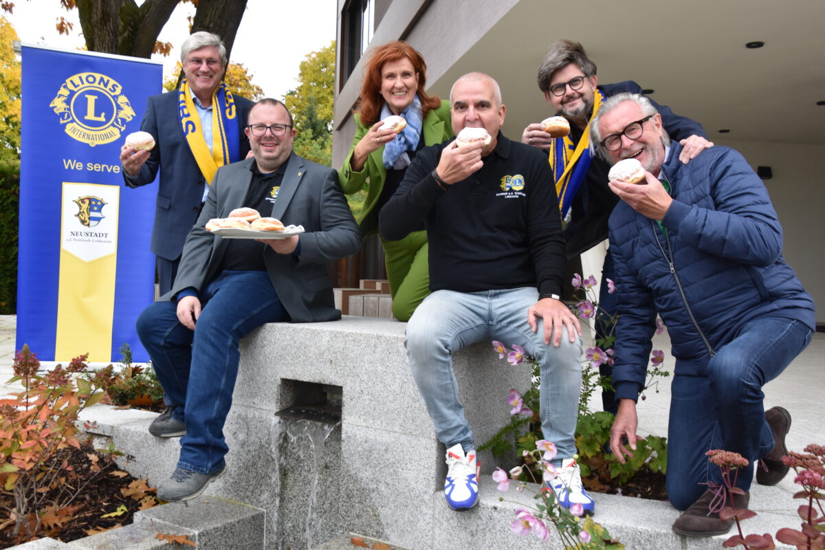 Gutes tun & dabei genießen: Krapfenaktion der Lions in Weiden und Neustadt/WN