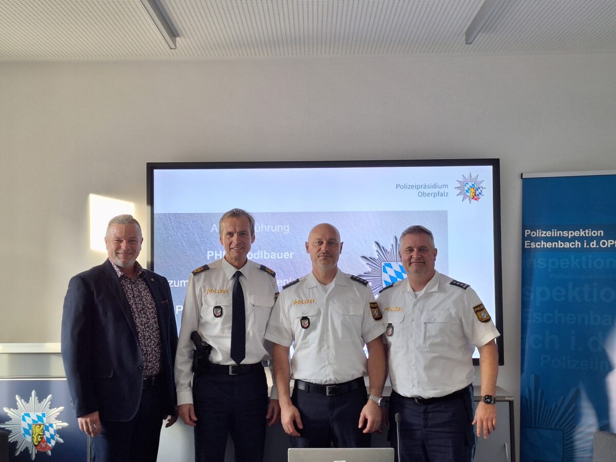 Holger Jodlbauer wird stellvertretender Leiter der Polizeiinspektion Eschenbach