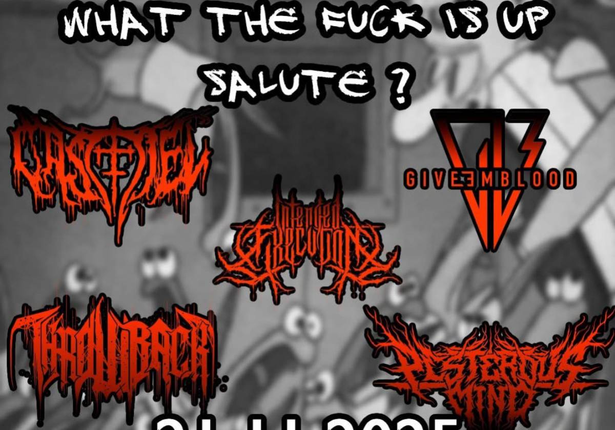 <p>Lautstark in Weiden: What the **** is up SALUTE erobert die Bühne.</p>