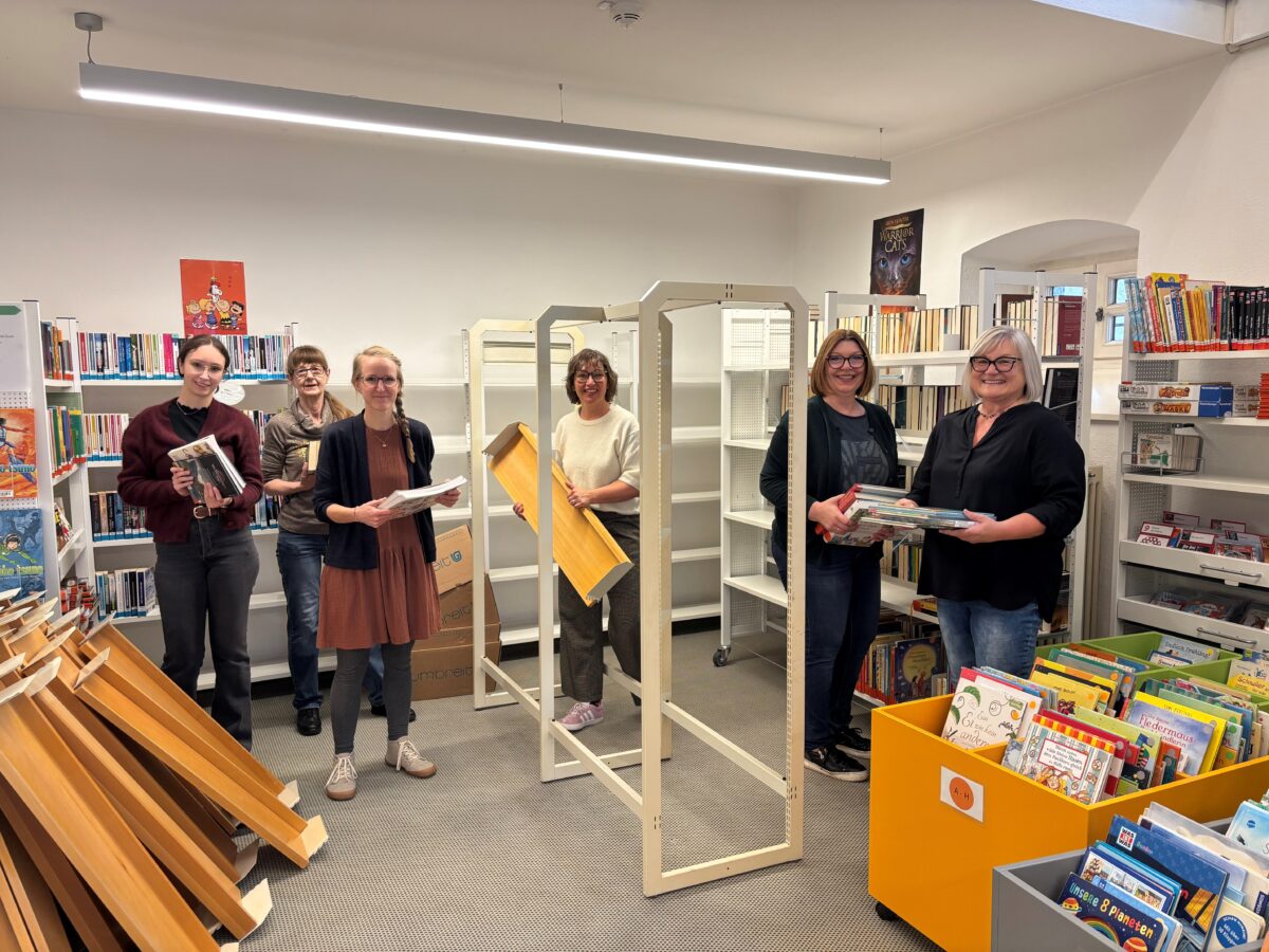 Renovierung in der Stadtbibliothek Burglengenfeld bis Anfang 2026