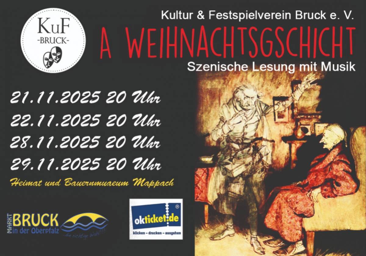 Szenische Lesung A Weihnachtsgschicht in Bruck i. d. OPf. begeistert