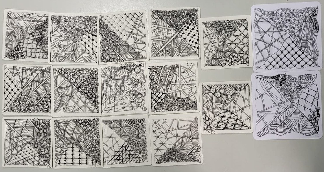 Kleine Kunstwerke, große Wirkung – Zentangle(R)-Schnupperkurs begeistert in Mantel