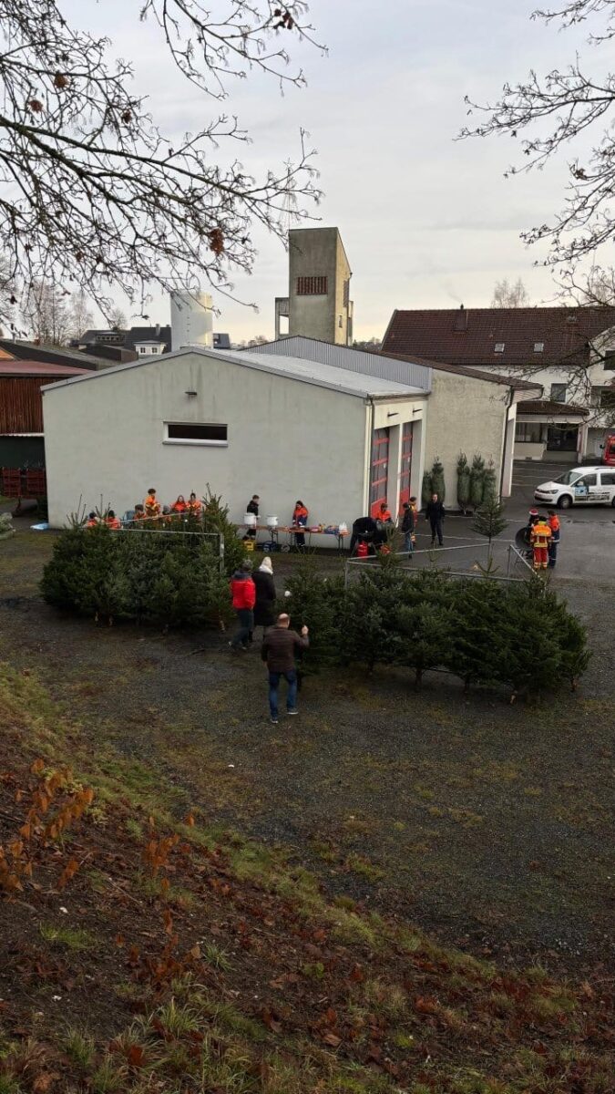 Christbaumverkauf zugunsten schwerkranker Kinder in Neustadt