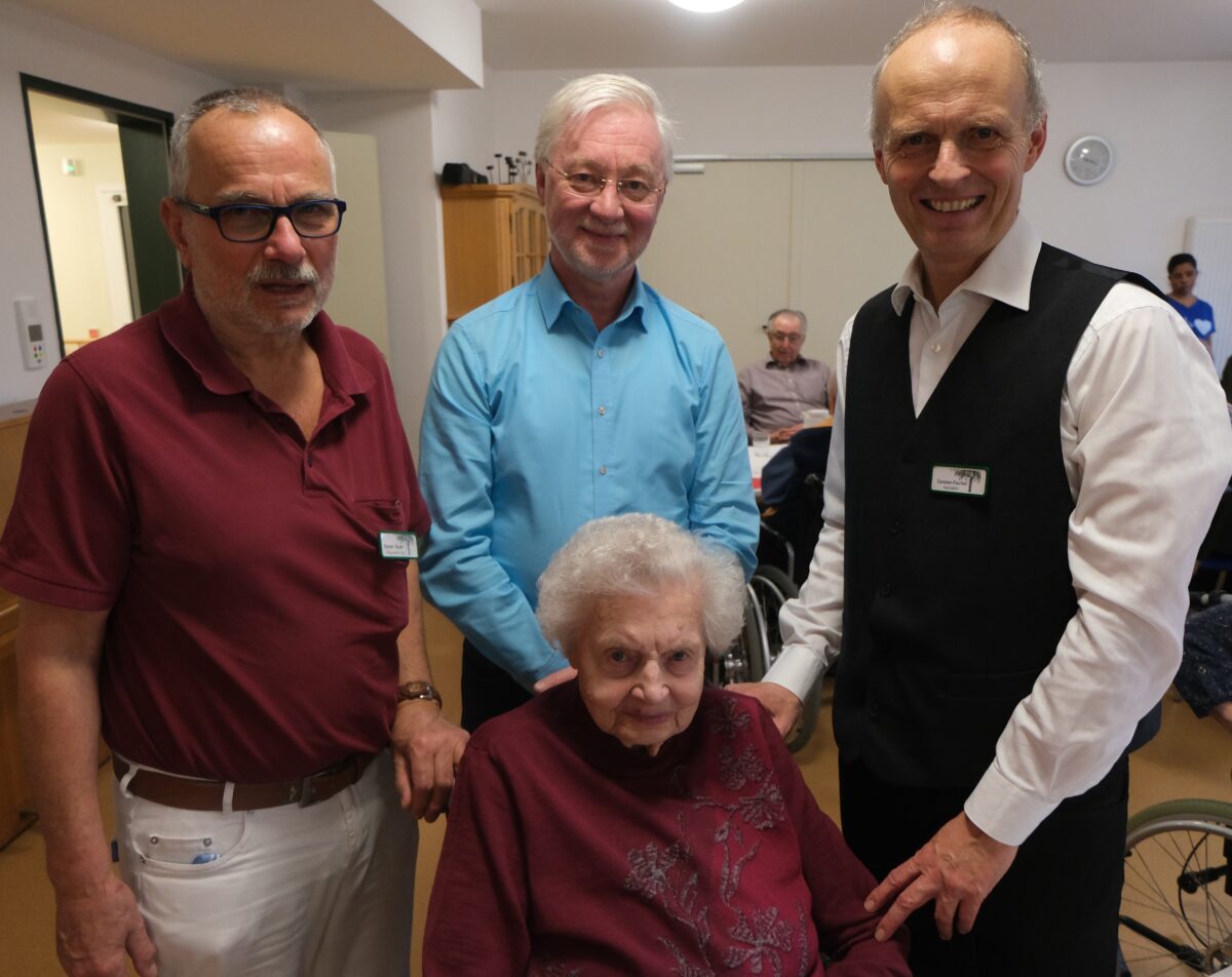 Ilse Galland feiert 95. Geburtstag im Seniorenheim Floß