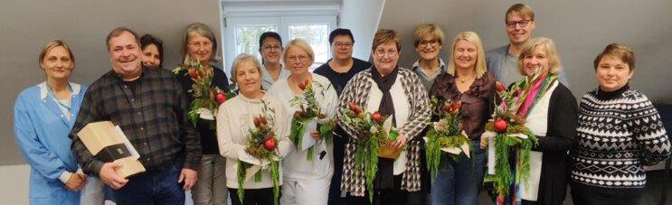 Ehrungen am Krankenhaus Kemnath für 45, 40 und 25 Jahre
