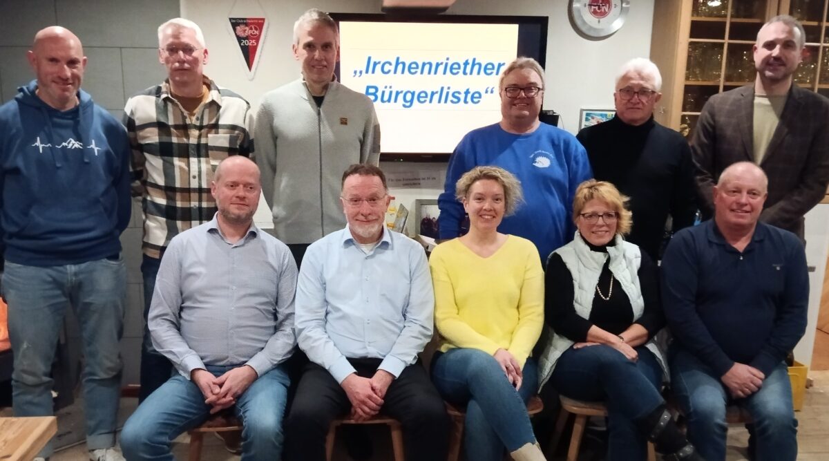 Premiere in Irchenrieth: Überparteiliche Bürgerliste tritt zur Kommunalwahl an