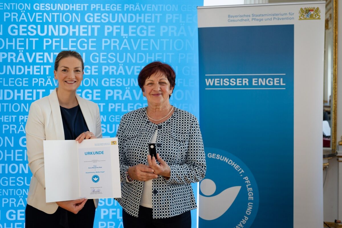 „Weißer Engel“ für Anna Bolz aus Weiden