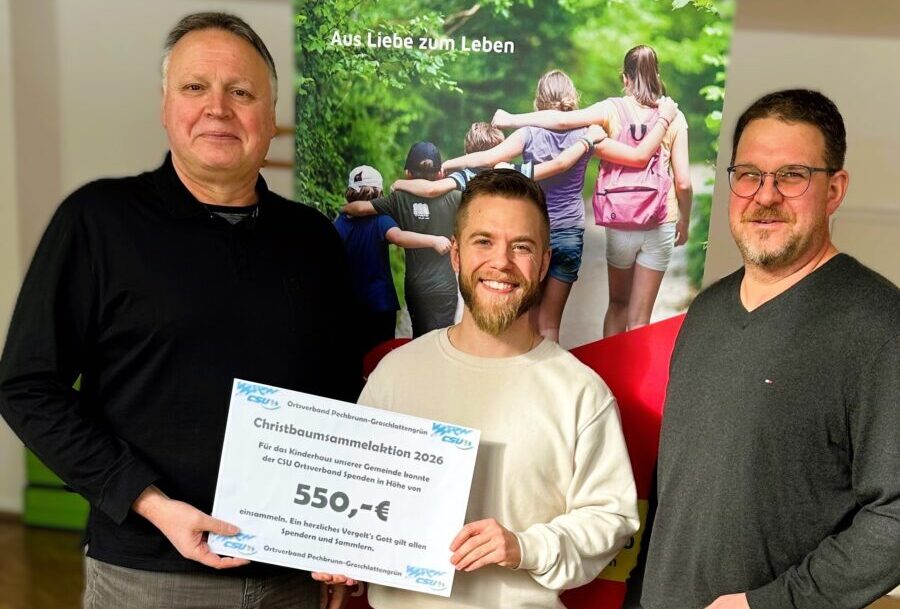 CSU spendet 550 EUR an Johanniter-Kinderhaus Pechbrunn