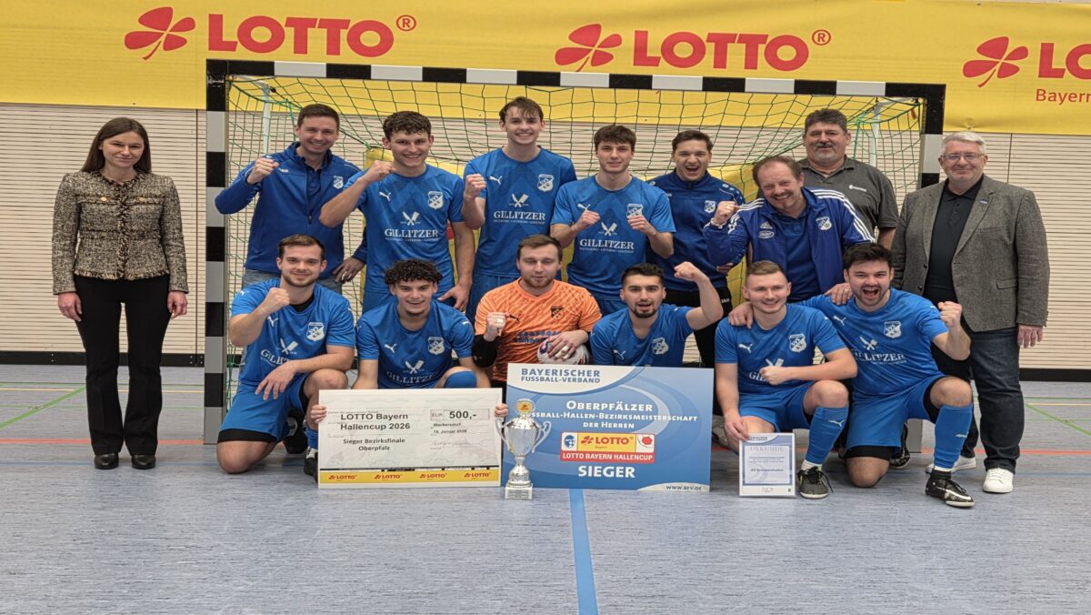 SV Schwarzhofen gewinnt LOTTO Bayern Hallencup in Wackersdorf