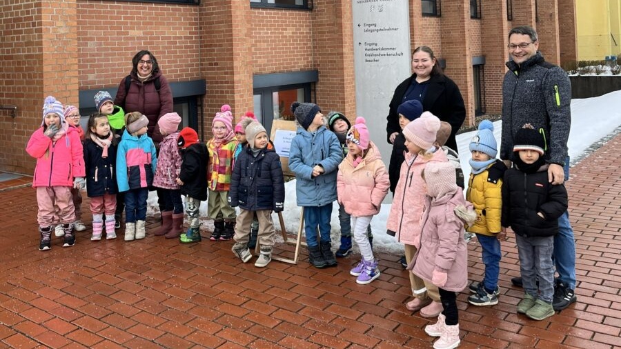 Handwerk begeistert Kita-Kinder in Weiden