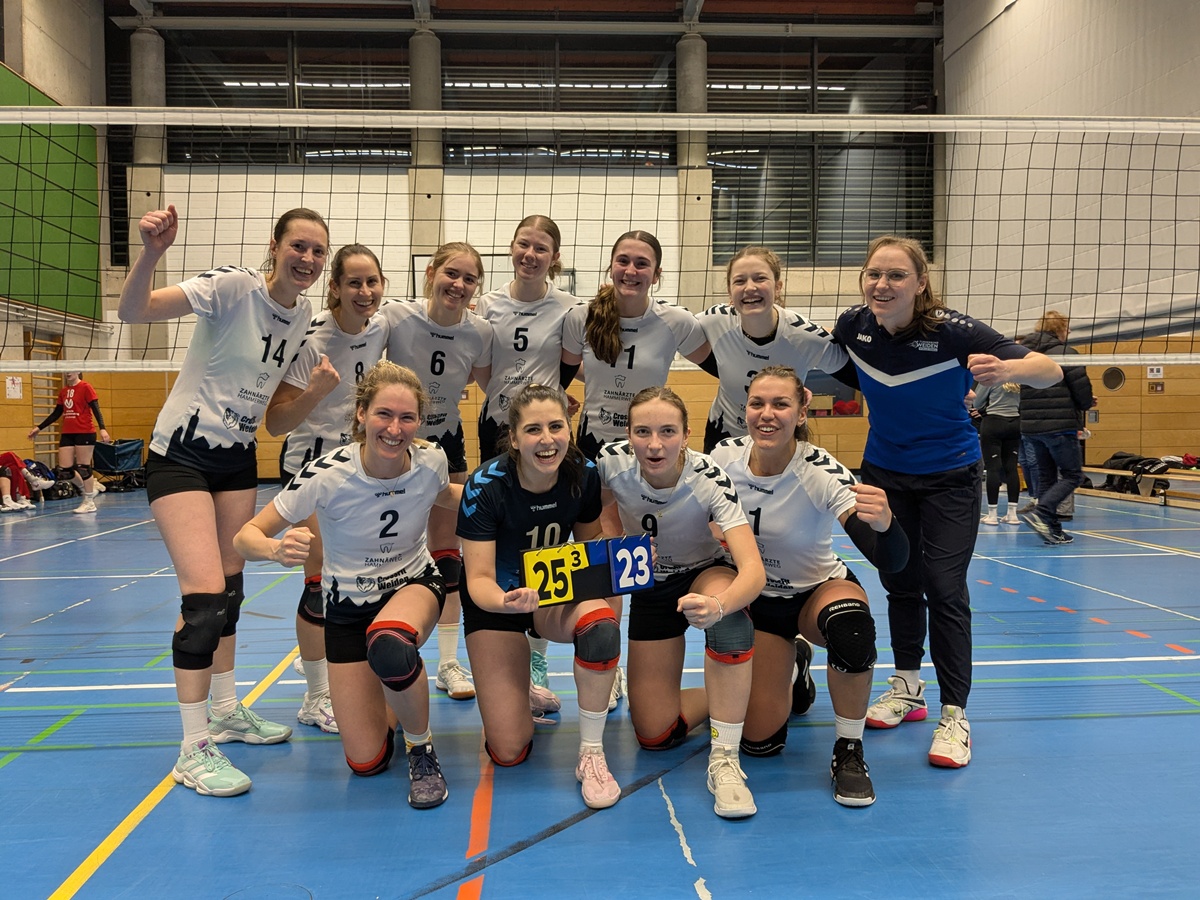 Spektakulärer Heimspieltag: Weidens Volleyball-Damen feiern erste Saisonsiege