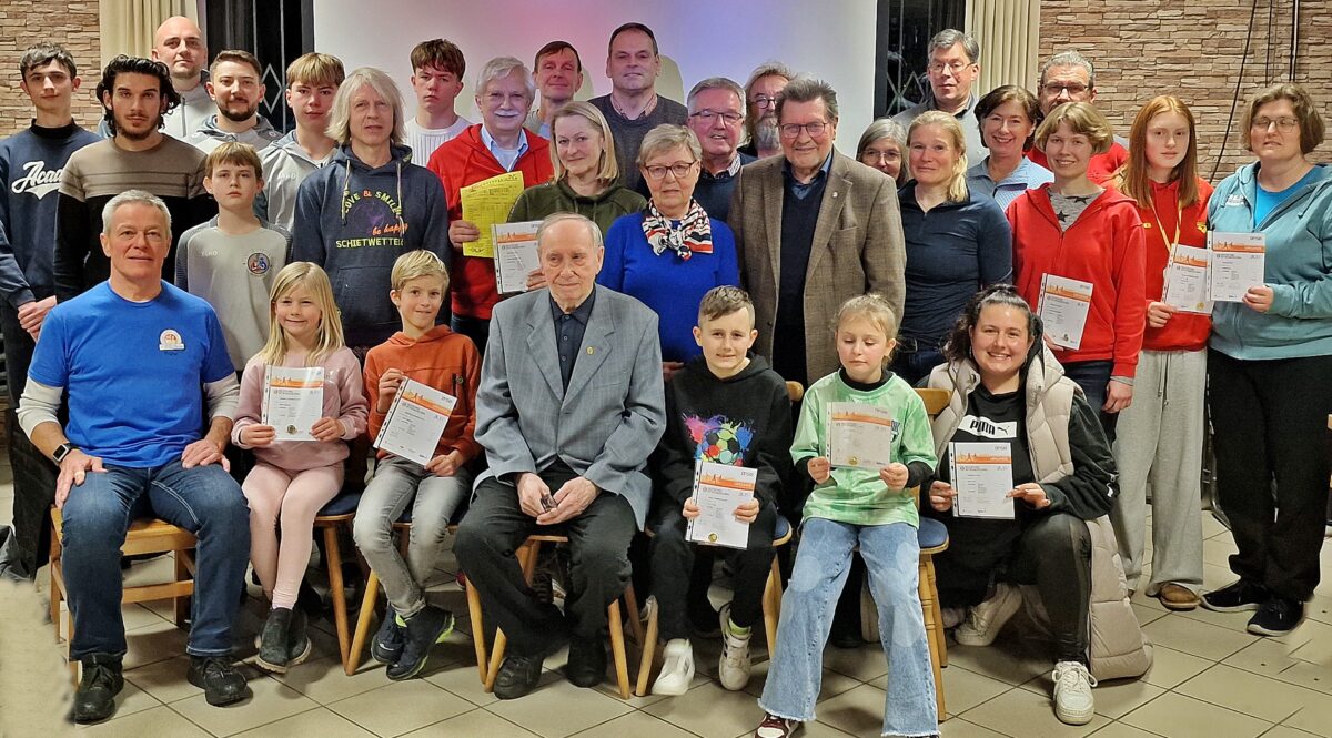 Ehrung beim TB Weiden – 71 Sportabzeichen verliehen