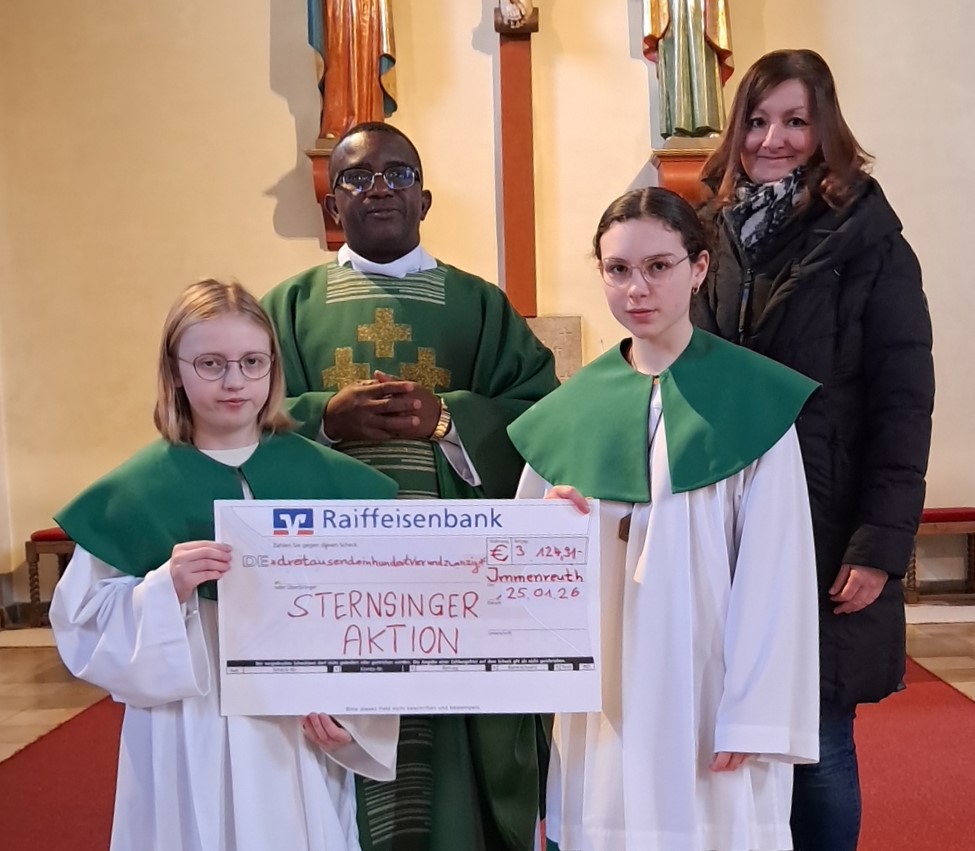 Erneuter Sternsinger-Rekord in Immenreuth – über 3.000 Euro gesammelt