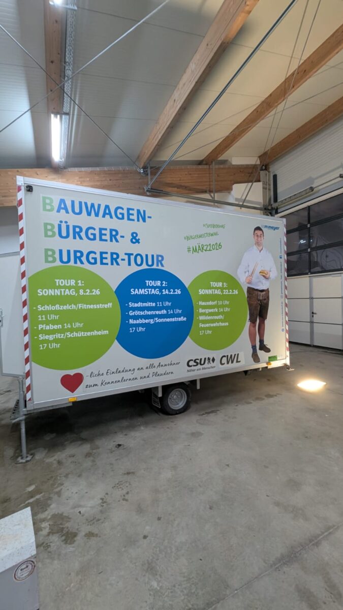 Kurz notiert: Erbendorf – Bauwagen-Tour