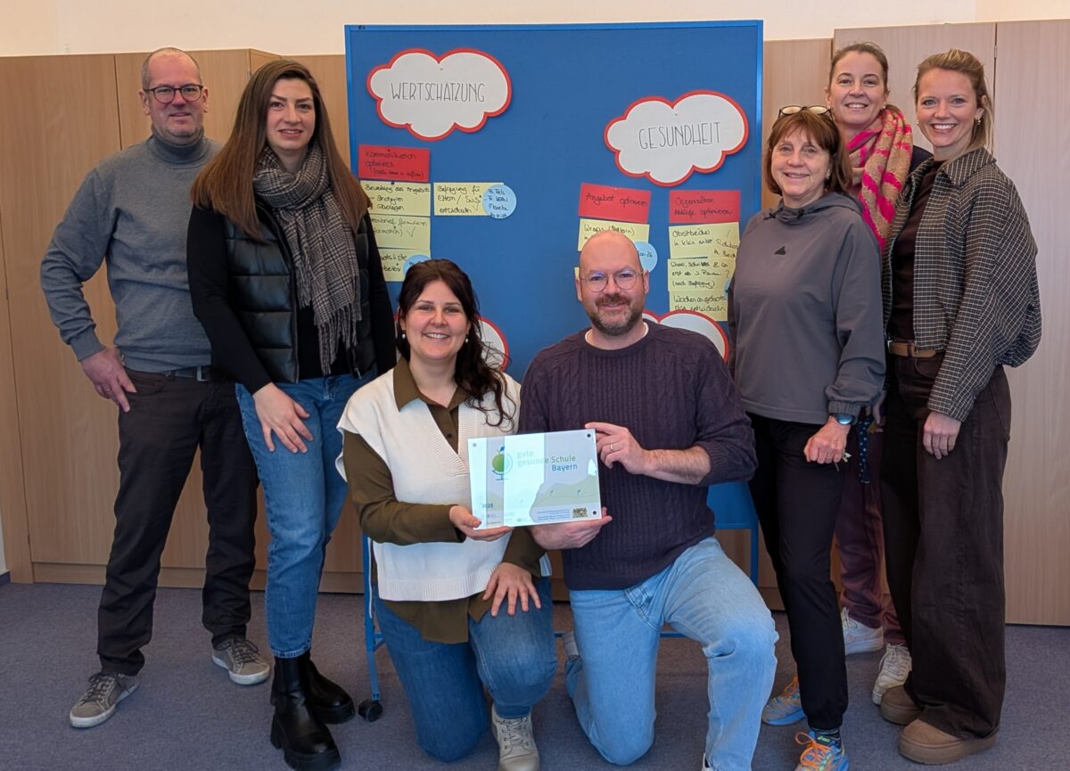 Realschule in Vohenstrauß ausgezeichnet als Gute gesunde Schule 2025