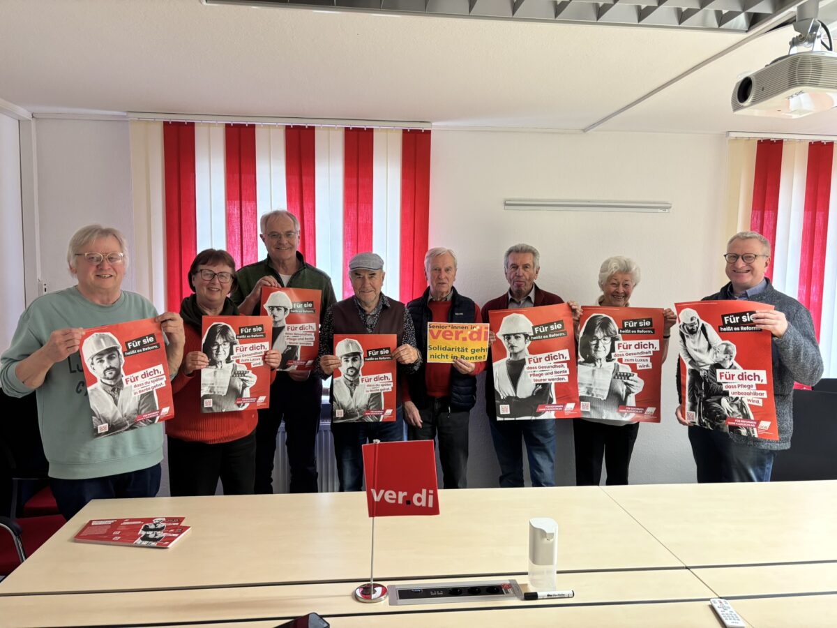 Ver.di-Senioren in Weiden wehren Angriffe auf Sozialleistungen ab
